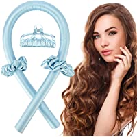 Los mejores  - Varilla para rizar sin Calor- Heatless Curler-Silk Hair Curler-Rizadores de Pelo de Onda de cinta-Diadema de vara de…